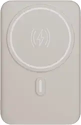 Geonav Power Bank, Carregador Portátil Universal por Indução 10.000mAh, Carregamento rápido*, Suporte Dobrável, Compatível com MagSafe® PB10MAGOW Off White