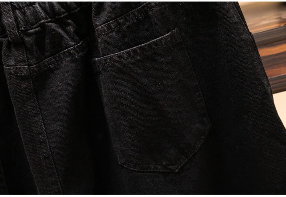 Gonne,Gonna Longuette da Donna Nera Elastica A Vita Alta in Tulle Irregolare con Cuciture Gonna in Denim con Tasca Sexy A-Line Plus Size Gonne Lunghe Moda per Ragazze Signore,XXL