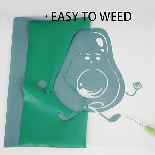 Miniatura 10 de guangyintong Rollos de vinilo de transferencia de calor 3D blanco soplo, vinilo blanco para planchar de 12 pulgadas x 8 pies para camisetas, vinilo