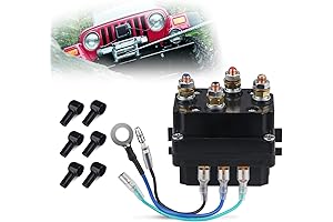 WATERWICH 12V 250A Winch Solenoid Relay Contactor
