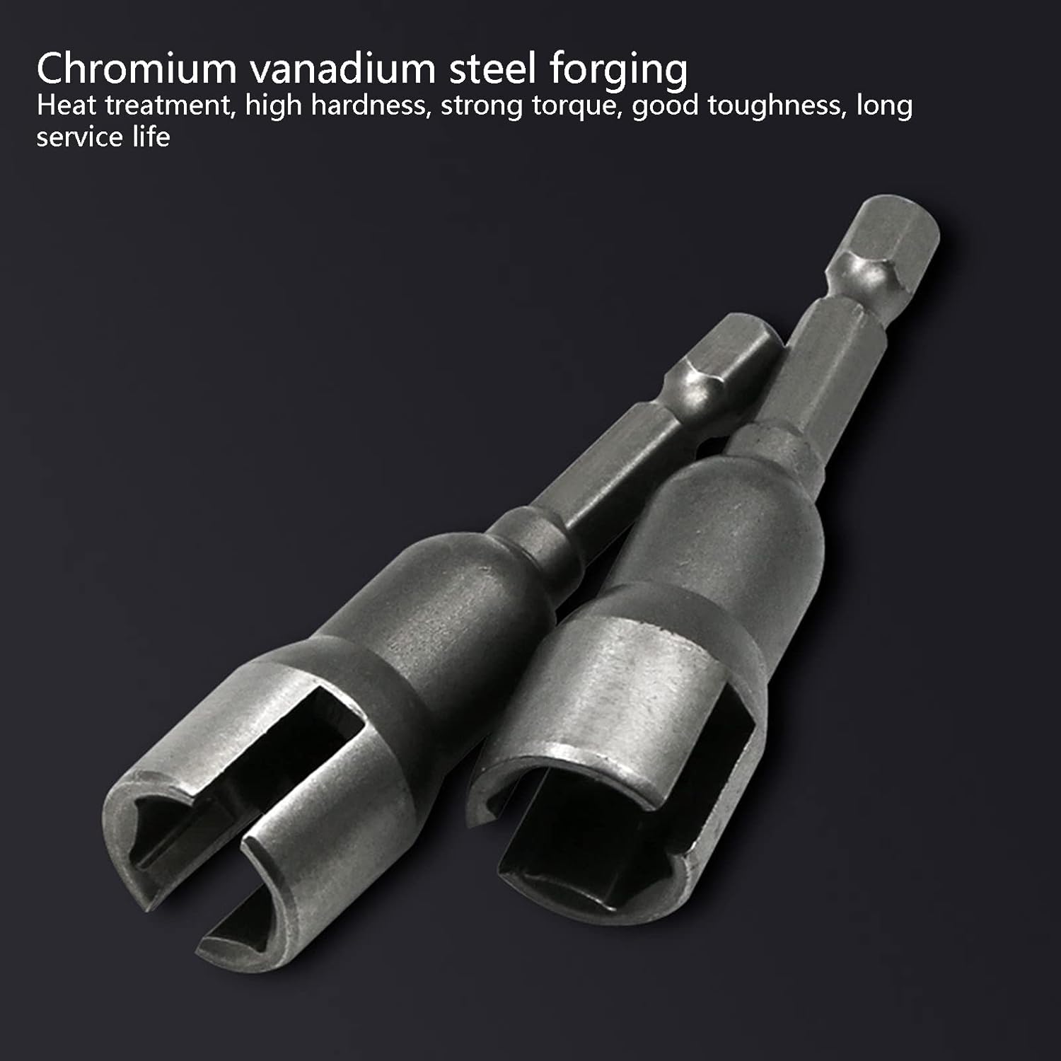 1/4" Hexagonal Shank Socket Adapter Nut For Power Tool Slotted Butterfly Bolt Socket Wrench Electric Screwdriver Sleeve Butterfly Socket Tool