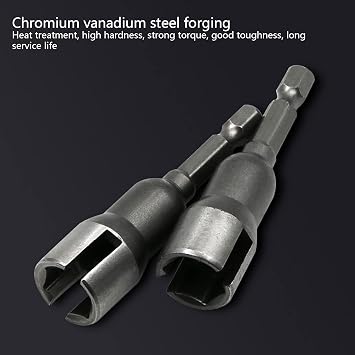 1/4 Inch Butterfly Bolt Socket Wrench 6.35mm Hexagonal Shank Socket Adapter Nut Woodworking Positioning Bit Power Tool Butterfly Hole Socket Tool