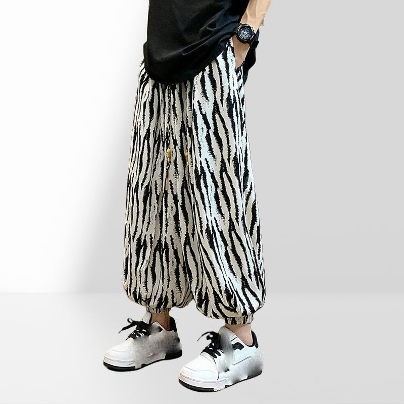 Pantalon traditionnel chinois homme ample contre la chaleur