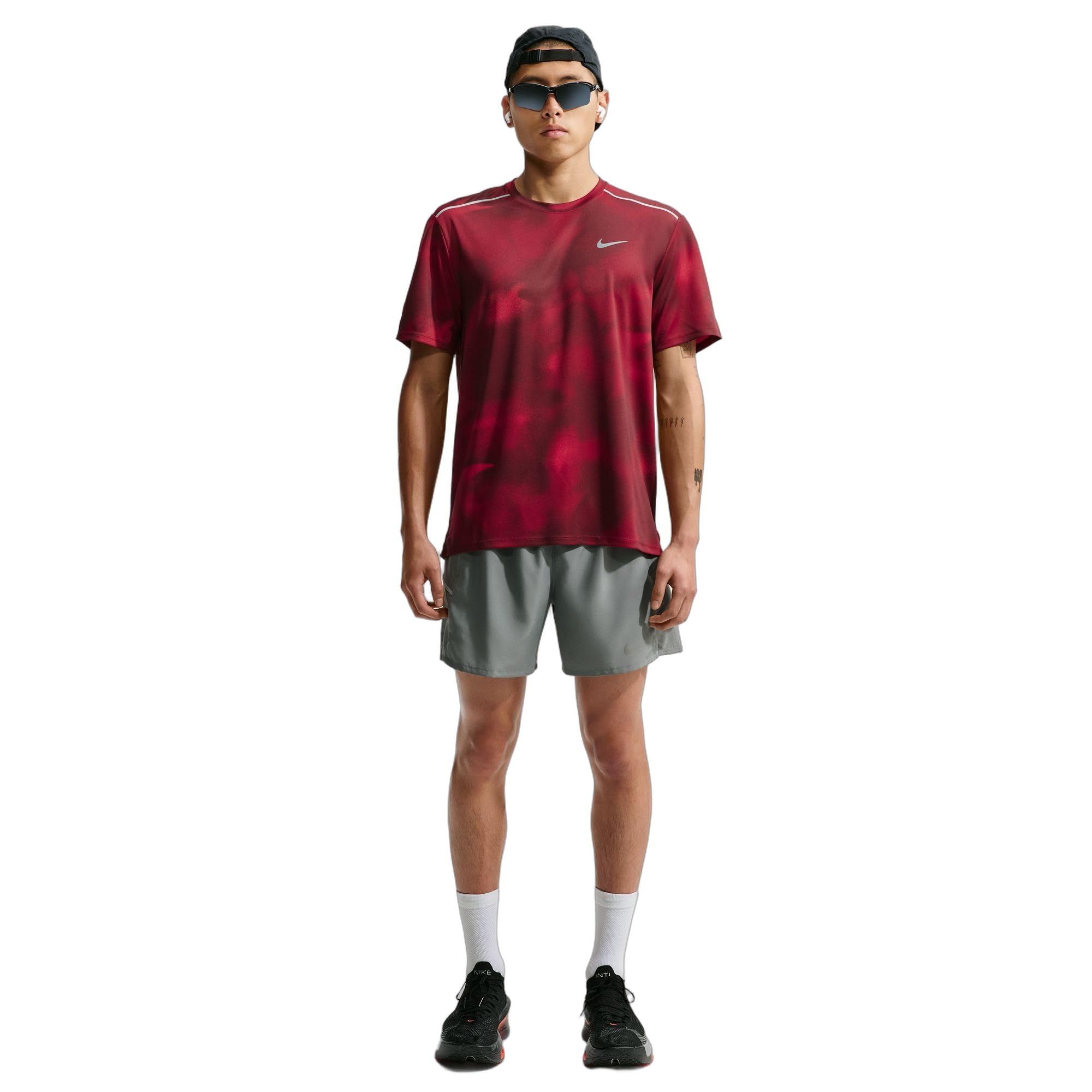 Nike Herren Nike Miler Dri-fit Kurzarm-laufoberteil für Herren Kurzarm-Laufoberteil
