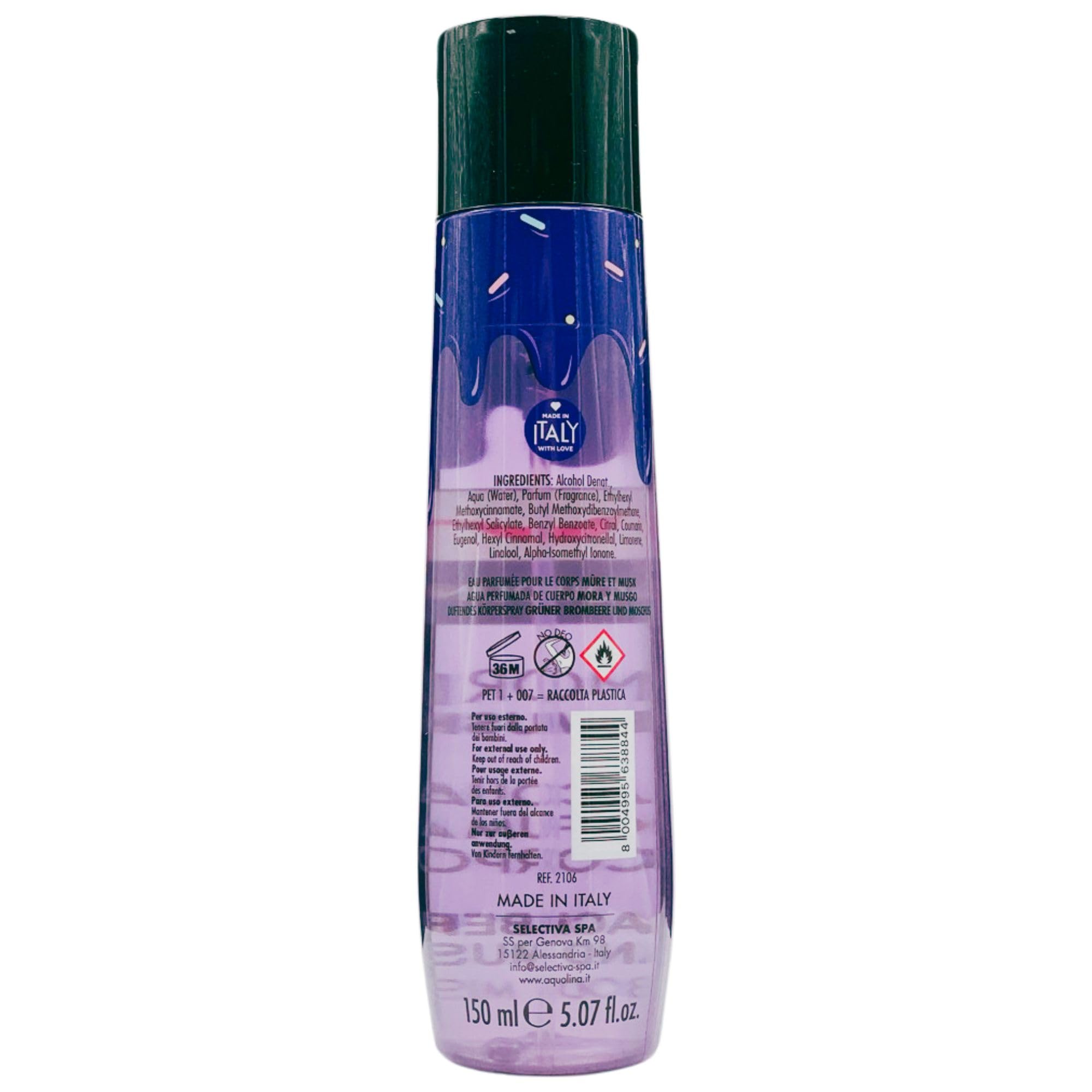 2x Acqua Corpo Profumata MORE E MUSK, Fragranza Succosa, Frizzante e Misteriosa. Lascia La Scia Tutto Il Giorno, Avvolgendoti Con Il Suo Inconfondibile Profumo 150ml