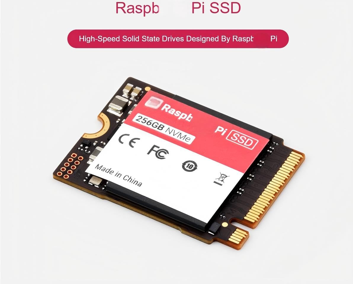 TUOPUONE Oficjalny dysk SSD Raspb Pi, szybkie dyski półprzewodnikowe, pojemność 1 TB, zgodny ze standardem PCIe Gen 3, odpowiedni dla Raspb Pi 5