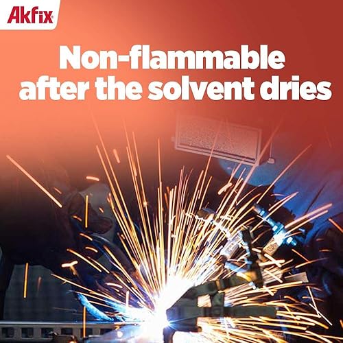 Vista 6 de Akfix Spray de soldadura antisalpicaduras A90 (2 x 12 onzas), espray antisalpicaduras de soldadura resistente para puntas de arco, MIG y TIG, espray
