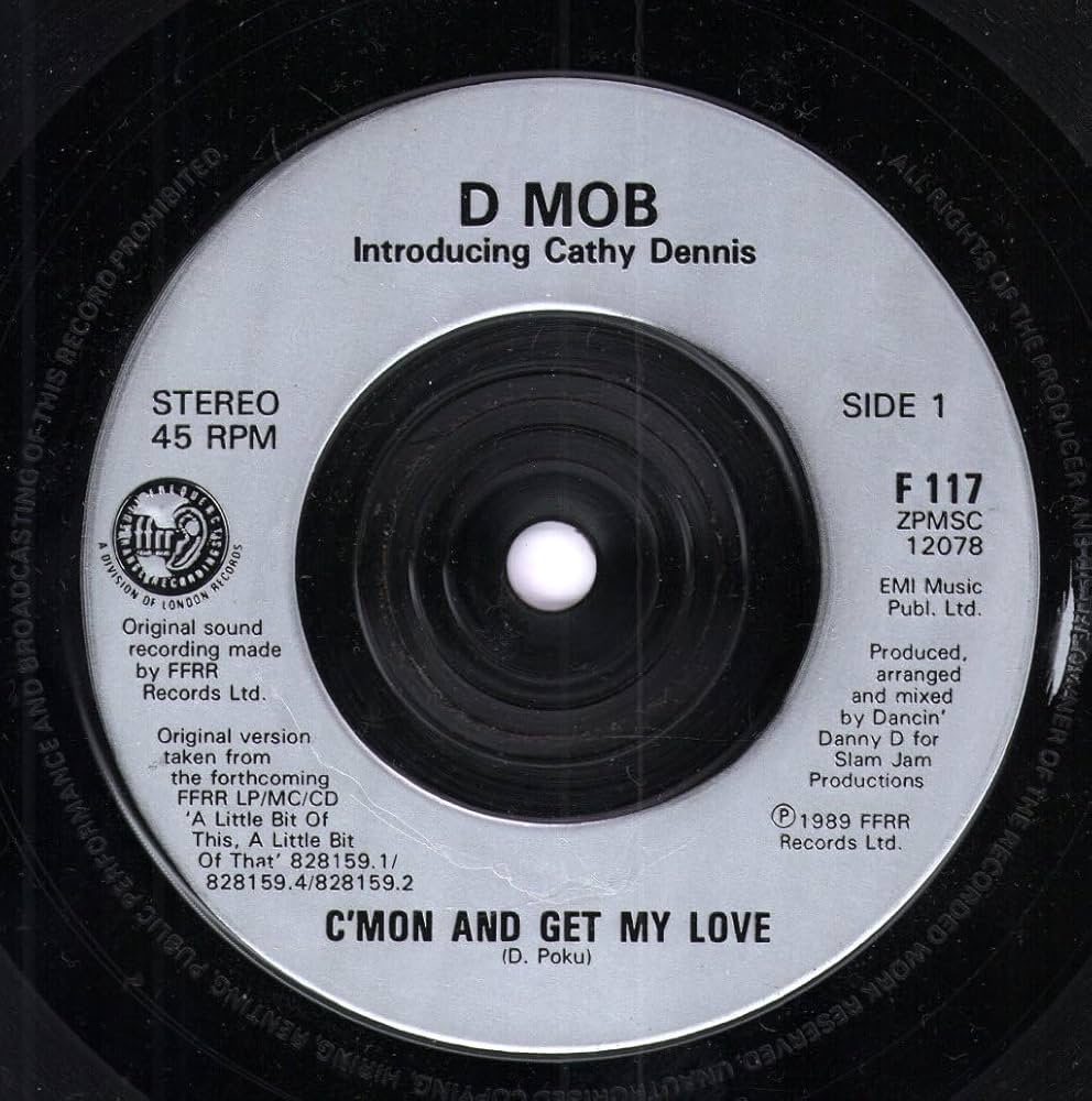 Amazon.co.jp: C'mon and get my love (1989, with Cathy Dennis