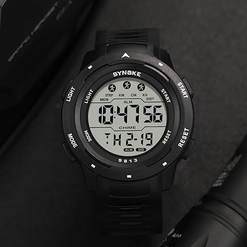 Miniatura 2 de FANMIS Reloj electrónico deportivo militar para hombre, para montañismo, multifunción, luminoso, impermeable, tácticas del ejército, cronógrafo,