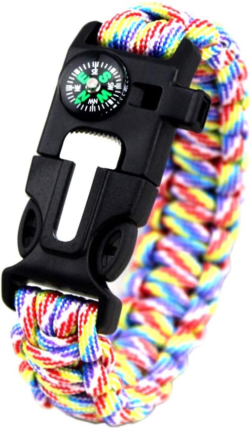 5-in-1 Survival Paracord Bracelet with Compass & Emergency Tools 5-in-1 Survival Paracord Bracelet with Compass & Emergency Tools