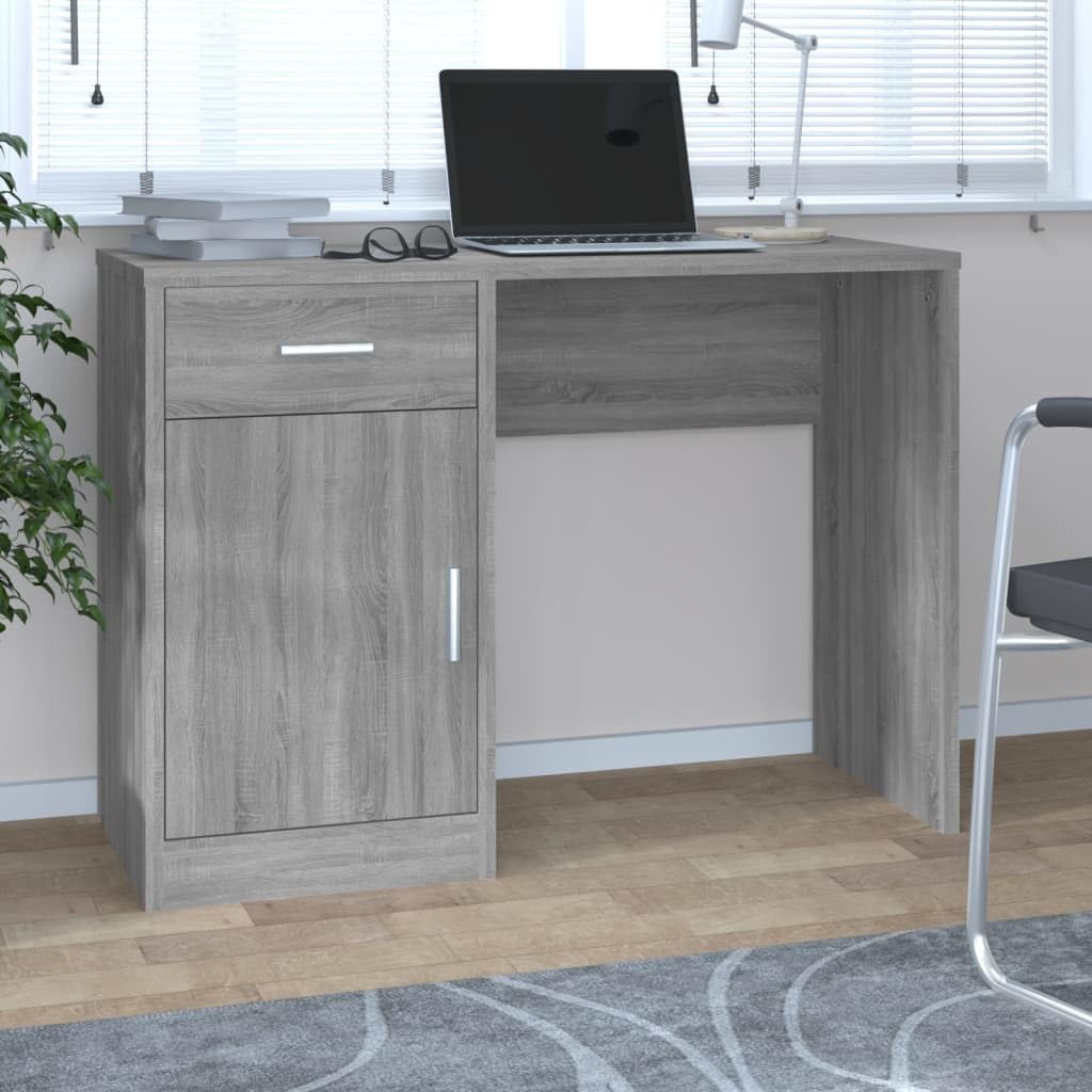 Bureau informatique 100 cm peu encombrant pour le télétravail à la maison