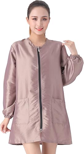 Profesional Salón Smock Estilista Chaqueta Impermeable Peluquero Cabo Peluquero Chaqueta de Peluquero Ropa de
