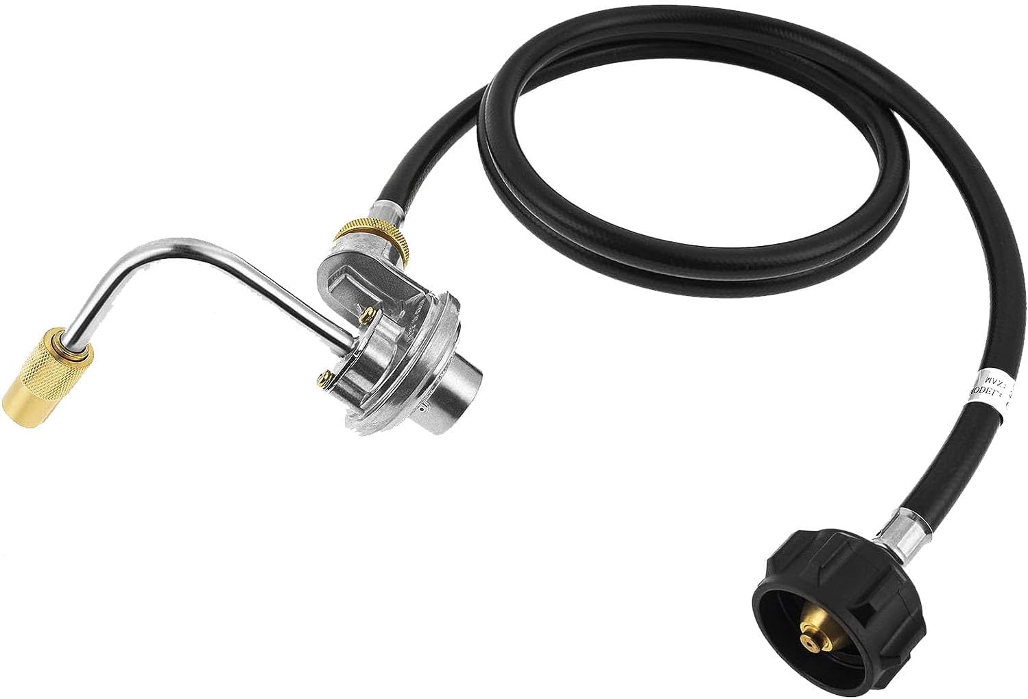 BBQ Future Regulator with Propane Adapter Hose Replacement for Blackstone 17 Inch & 22 Inch Tabletop Griddles (Regulator with 5FT Hose)