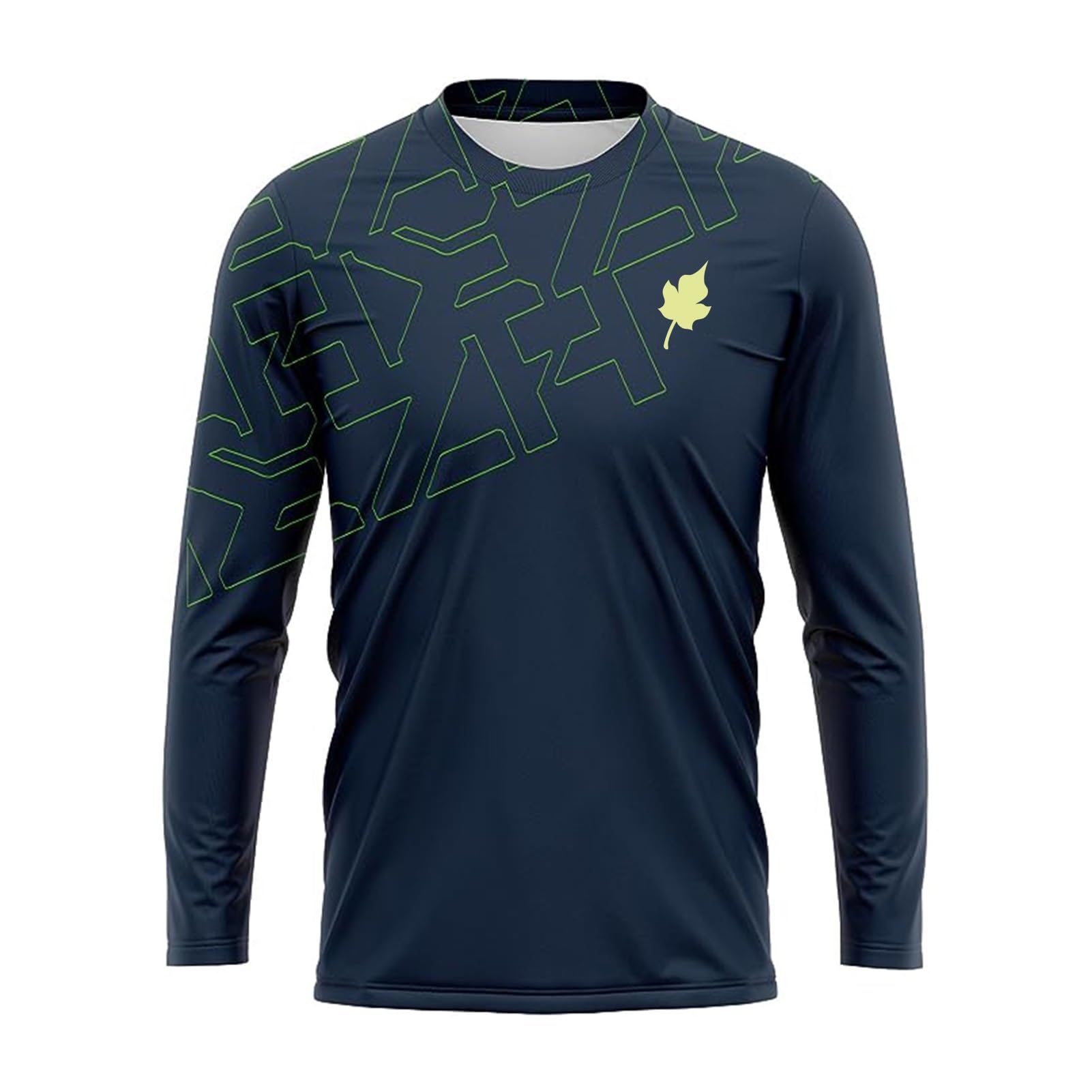 KAISUN Men's Cycling Jersey Mountain Bike MTB Top Long Sleeve T-Shirt Long Sleeve Downhill Bicycle Jersey Ropa Motocross Enduro Mountain Bike Clothing (Color : TYP-3, Size : 5XL)