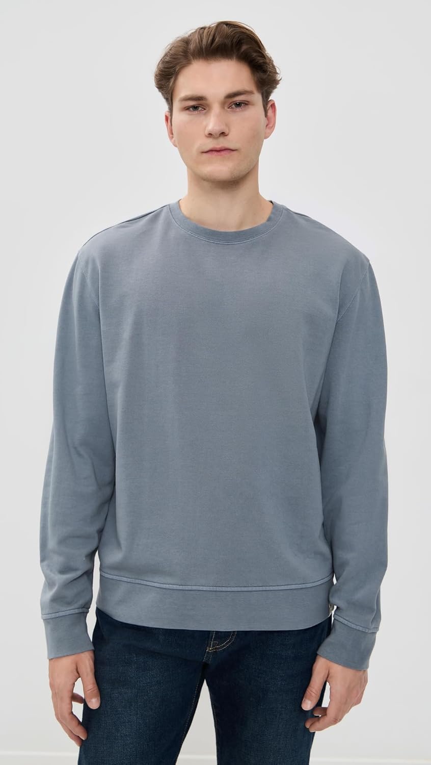 Fair Harbor The Saltaire Crewneck –– Men's Relaxed Long Sleeve Sweatshirt (without Logo) - Image 2