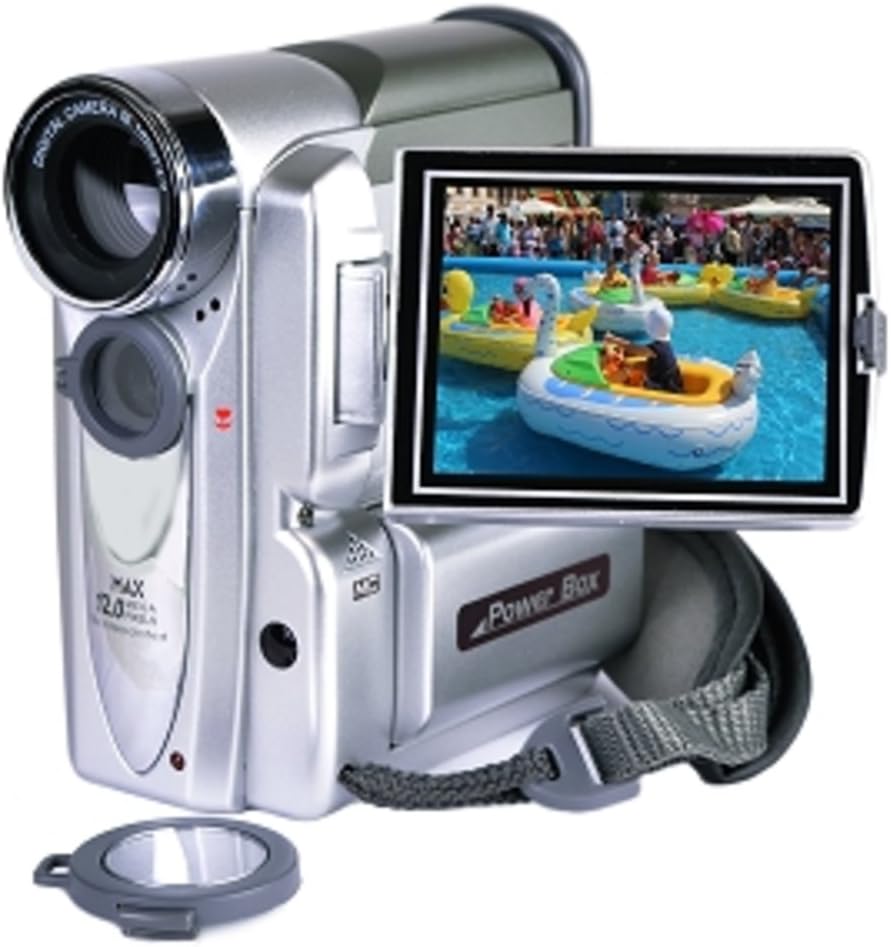 Mitsuba 5MP Mini DV Camcorder/Camera w/8x Zoom & 2.4" LCD & Case-Silver-MIT305