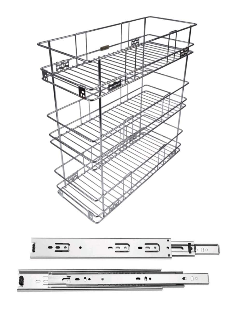 Stainless Steel Kitchen Basket - 3 Shelves FREE SHIPPING -1 Stainless Steel Kitchen Basket - 3 Shelves FREE SHIPPING -1