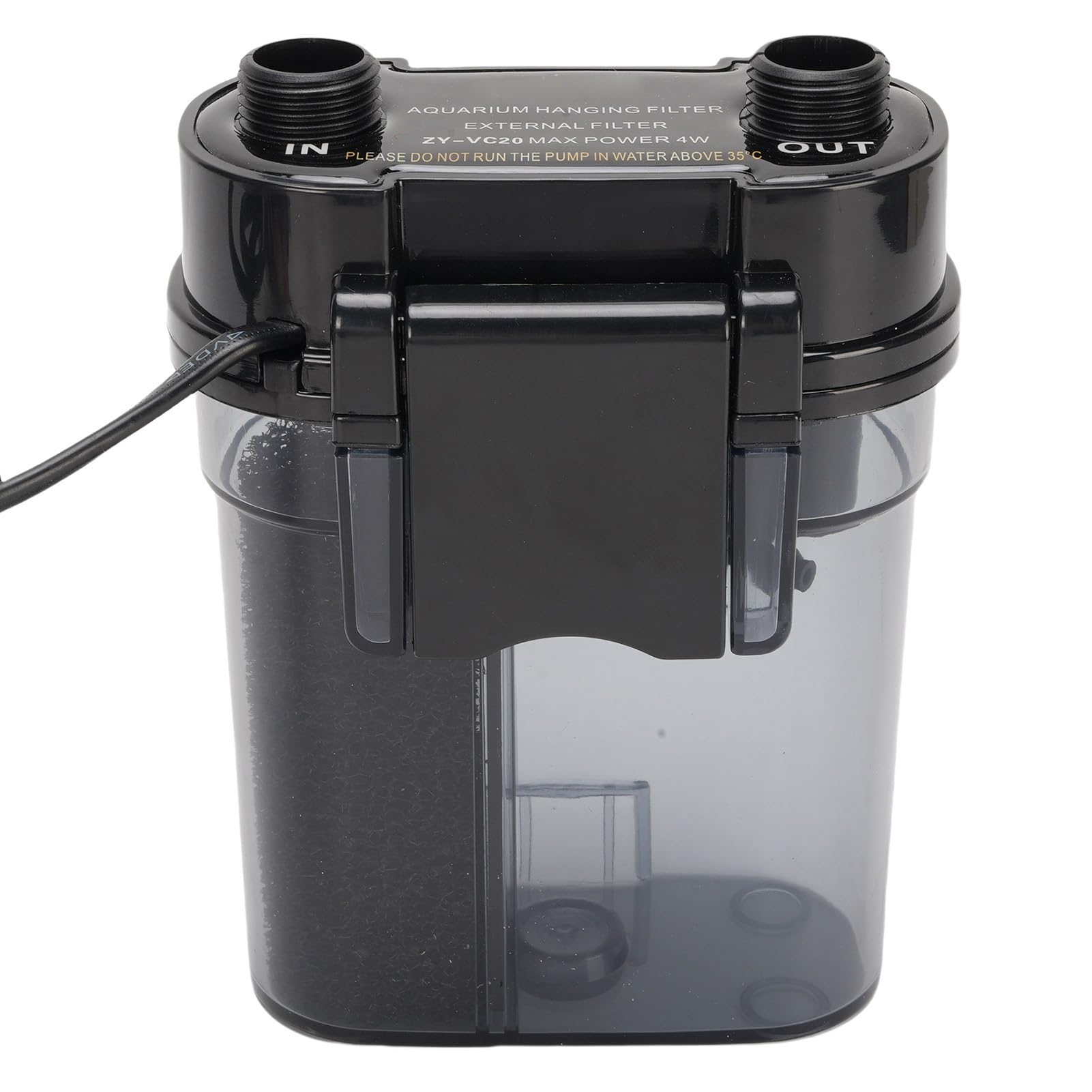 Filtro da Appendere all'acquario, Filtro Esterno per Acquario in plastica 300L/H 4W per Pompa a Pressione dell'Acqua, stagni, stazioni di Lavaggio per Parrucchieri (Spina Europea 220V)