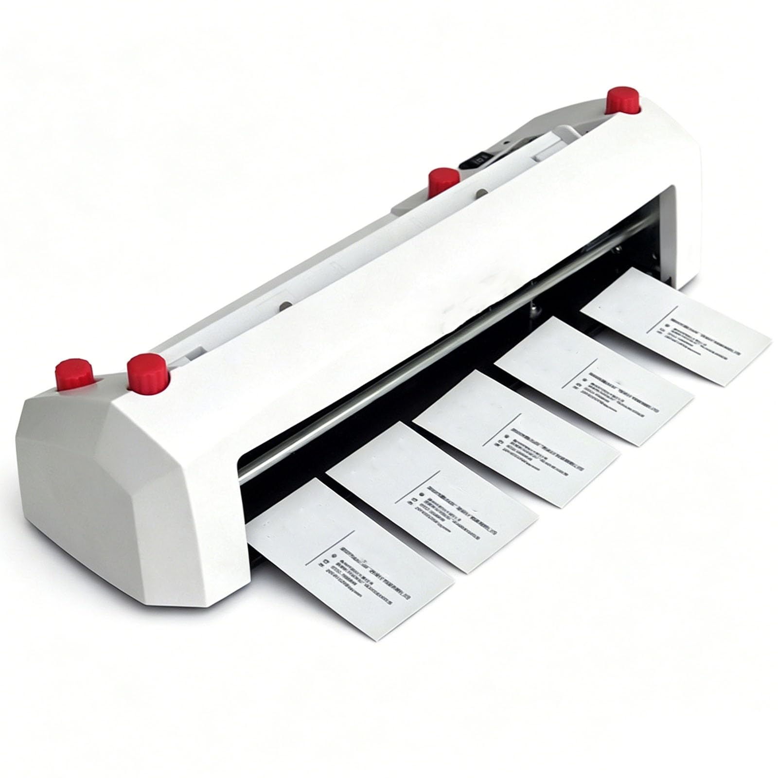 Fcttcd Electric Business Card Cutter, Automatic Paper Cutter With 9-blade, Adjustable Positioning Plate 1-18mm, Fits (195-212)×297mm Paper, For Office & Print Shop Use
