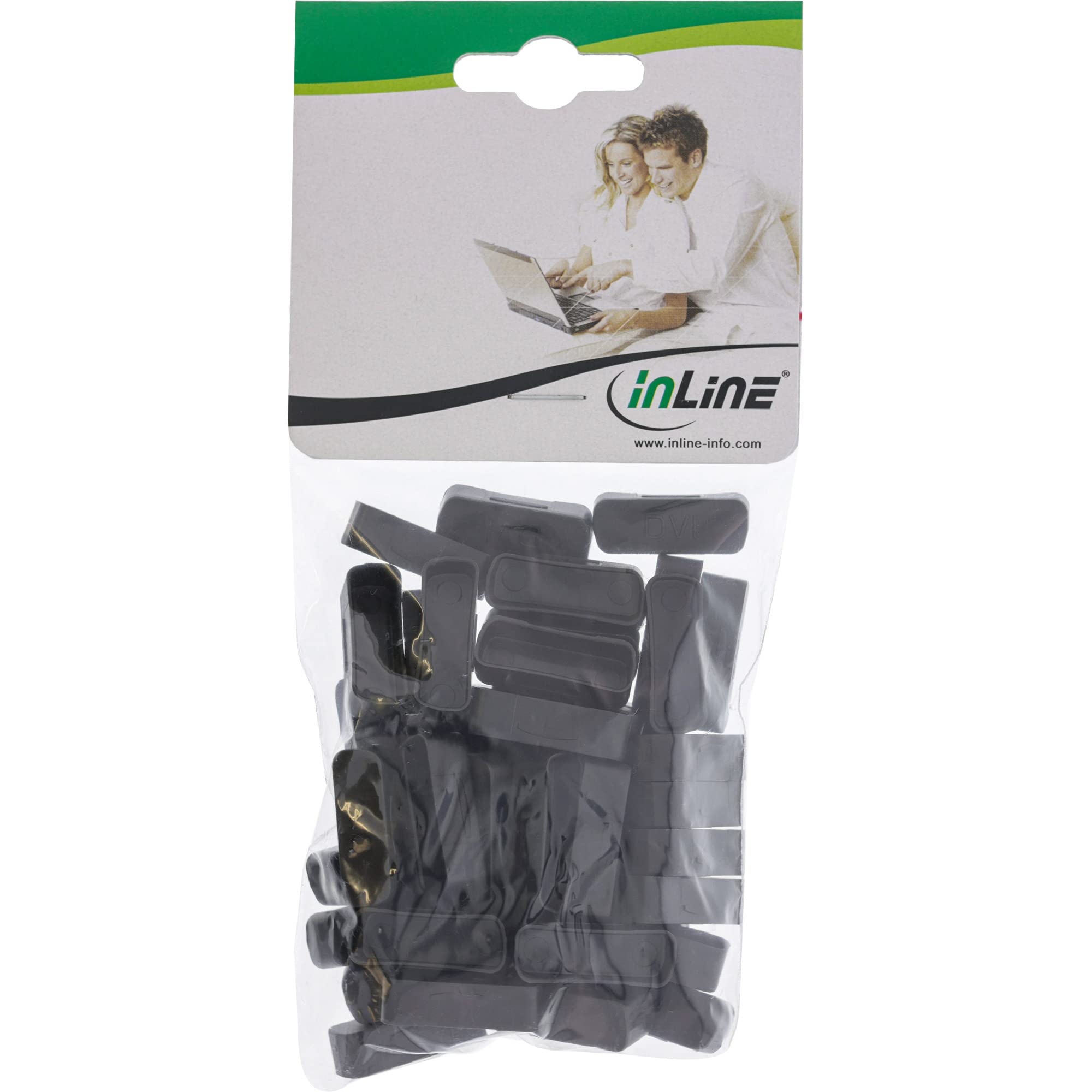 Bouchons Prise DVI InLine - Lot De 50, Protection Anti-poussière