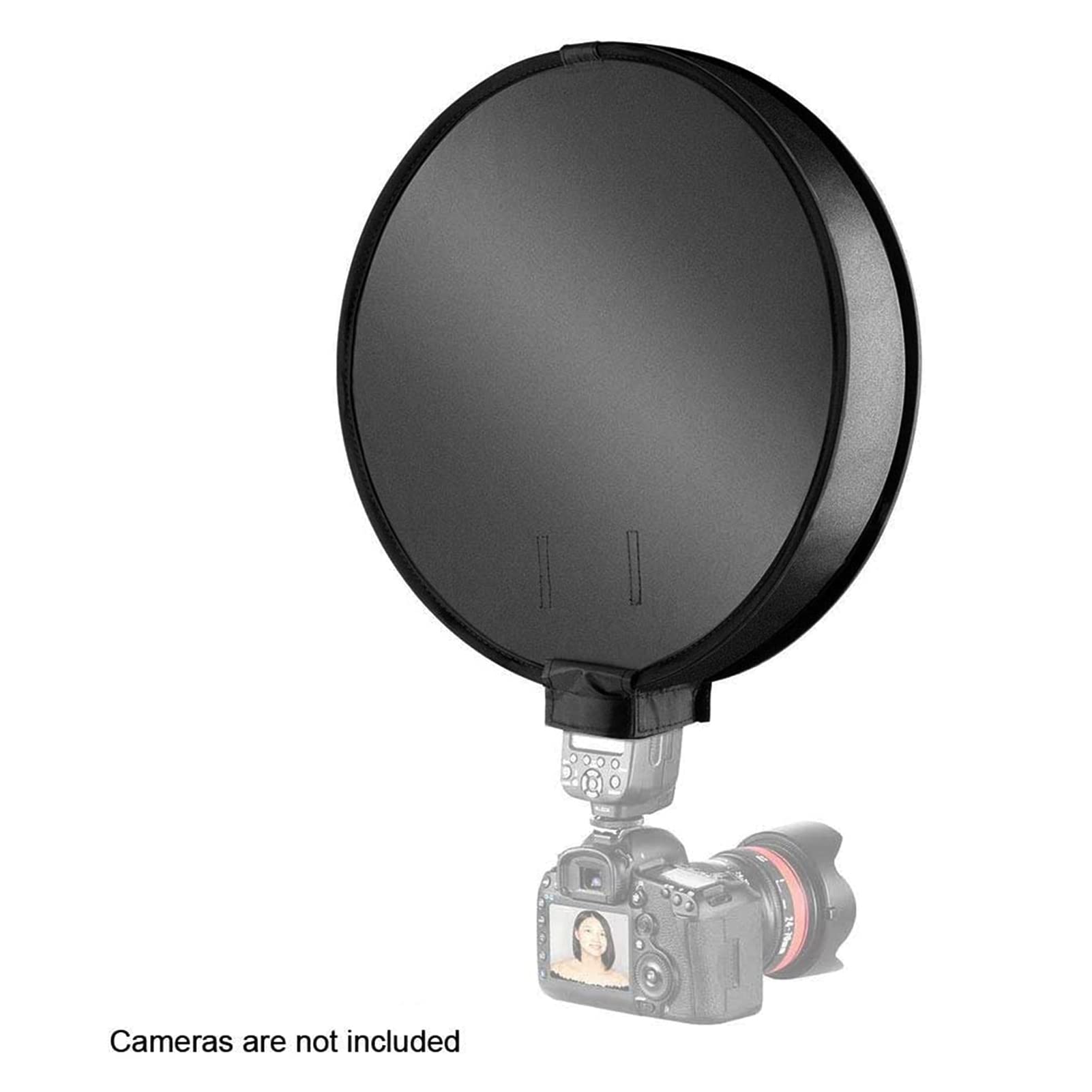 15,75 "/40 cm Round Softbox, Portable Studio Flash Diffuser Light Softbox con Bolsa de Transporte para Fotografía de Retrato y Producto