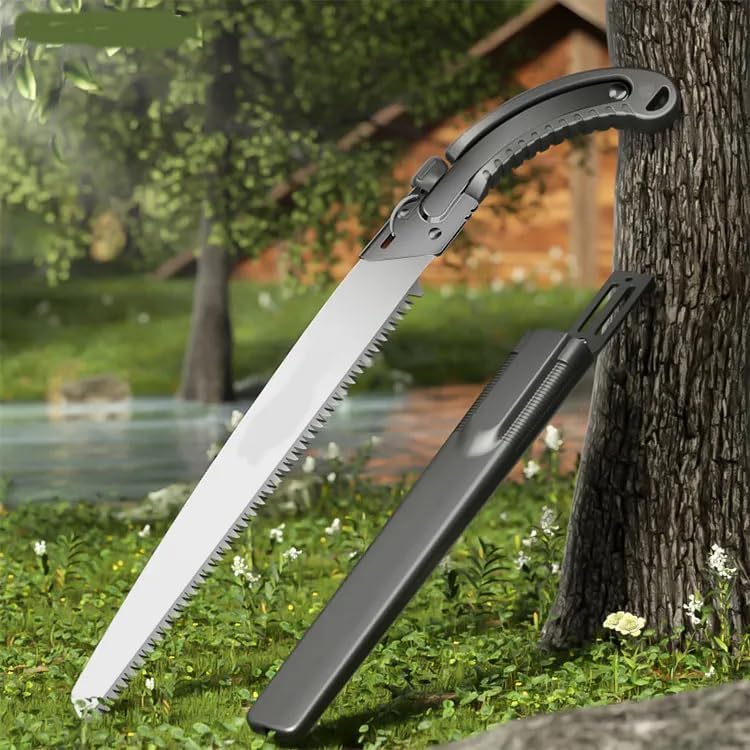 HandSaw Manual High Carbon Steel Hand Pruning Saw with Safety Cover for Home & Outdoor Use – Durable Manual Wood Cutter Tool for Wood Cutting, Gardening, Camping & Hunting (Pack of 1)-image-12