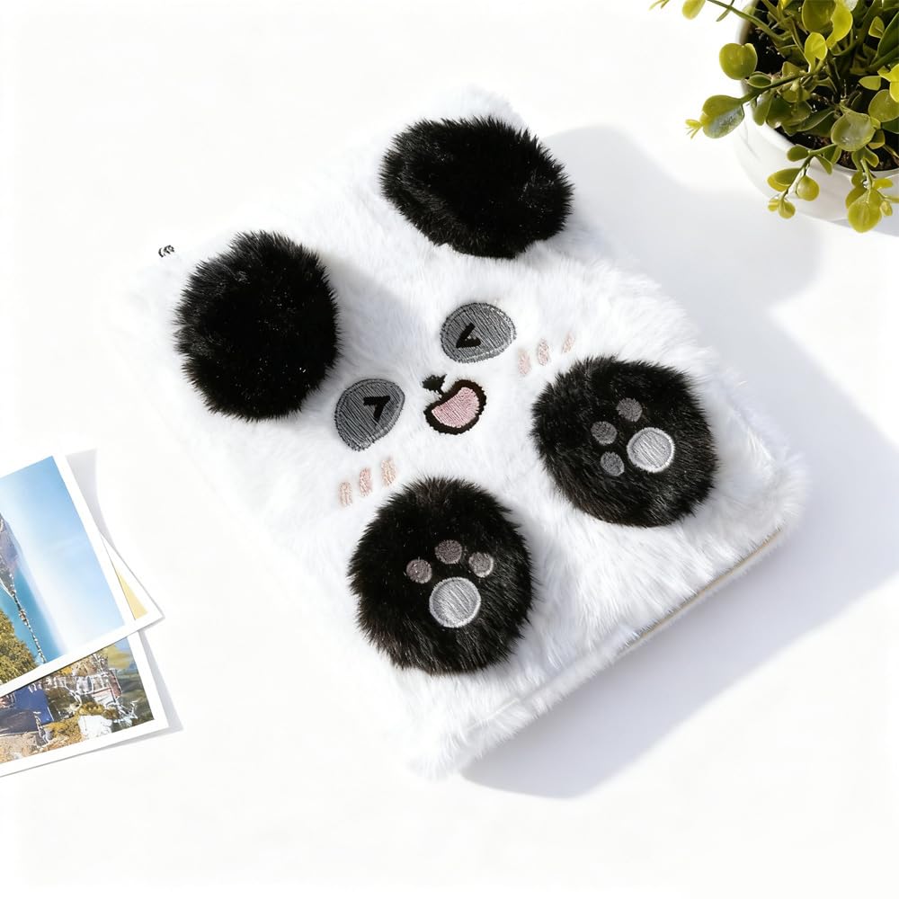 Amazon.co.jp: LIKENNY ふわふわ シール帳 A6 バインダー 6穴 可愛い