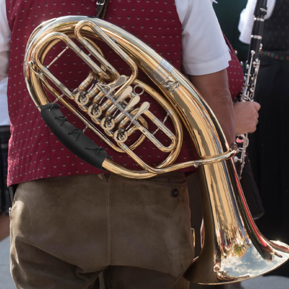 Abaodam Horn Pad for French Horn Hand Protection Pad Anti-slip Wrap Cover for Easy to Install