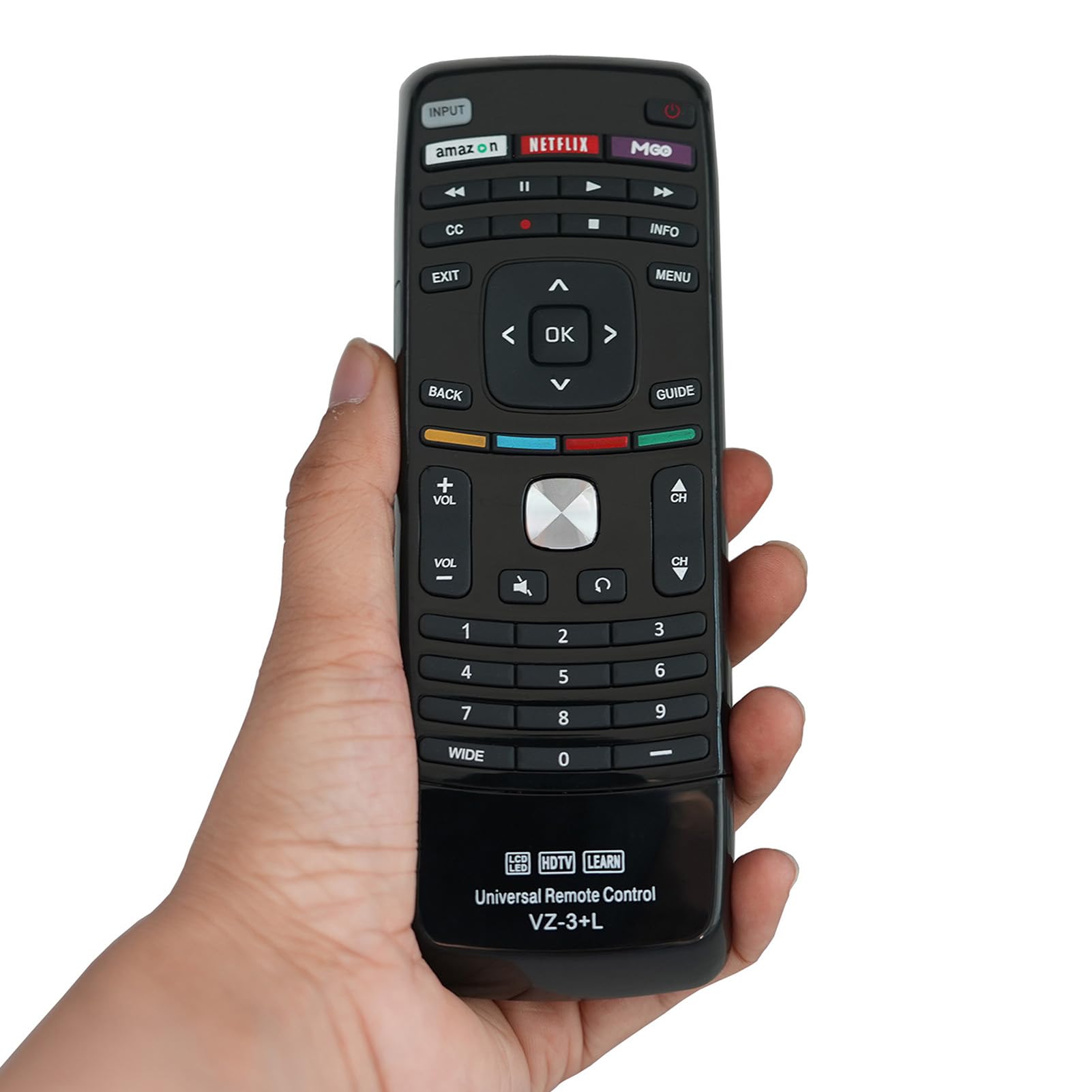 Universal Replacement Remote Control VZ-3+L Compatible for All VIZIO LED QLED LCD HDTV 4K UHD HDR SMARTCAST Smart TVs Models for VIZIO-TV-Remote