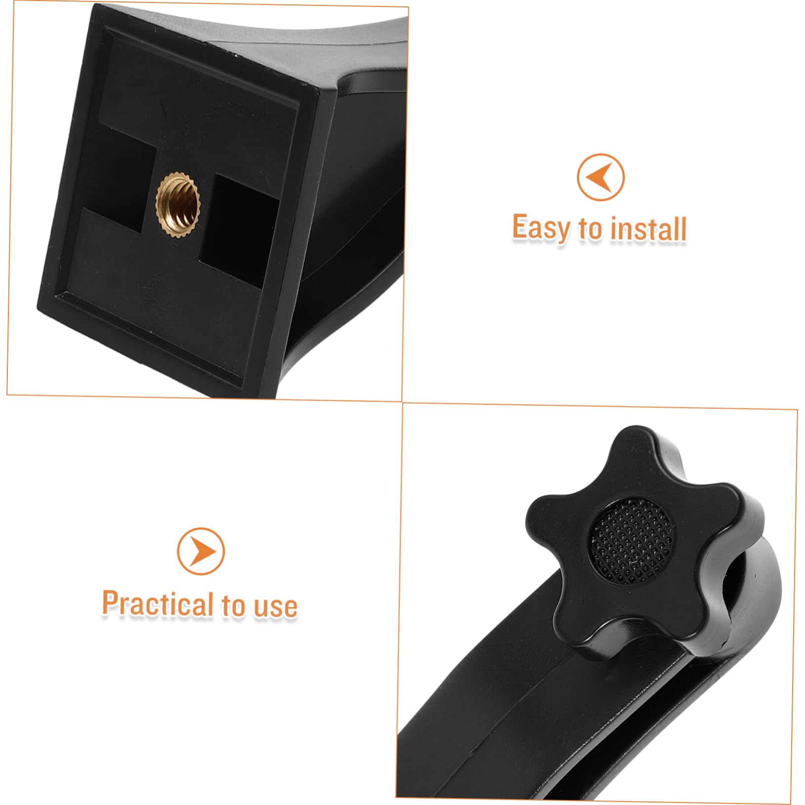 CIYODO Binocular Adapter Mount Telescope Tripod Adapter Black Astronomical Microscope Binocular Adapter Telescope Binocular Adapter Plastic