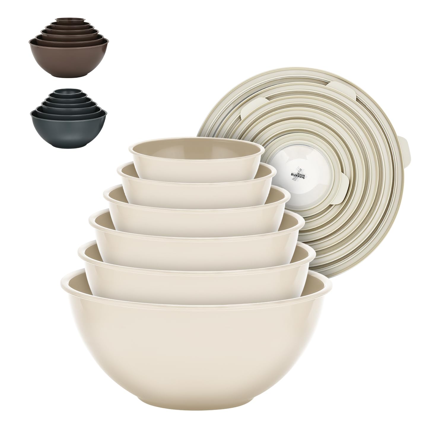 Bakken Master Plastic Nesting Bowls