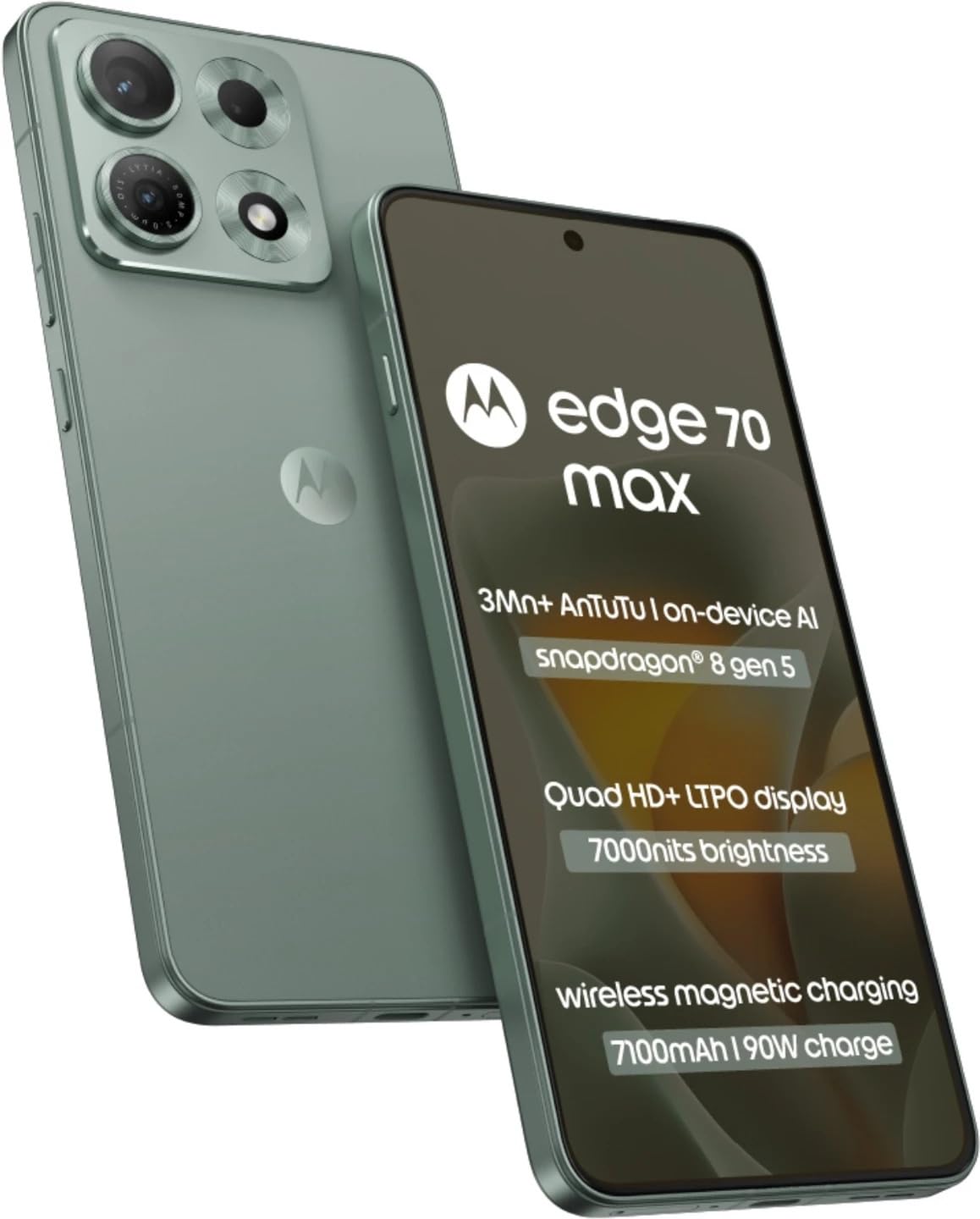 Motorola Edge 70 Max (Pantone Aqua Gray, 8GB RAM, 256GB Storage) | Snapdragon 8 Gen 5 Processor | 50MP + 8MP Dual Camera | 32MP Selfie Camera | 7100mAh Battery |-image-10