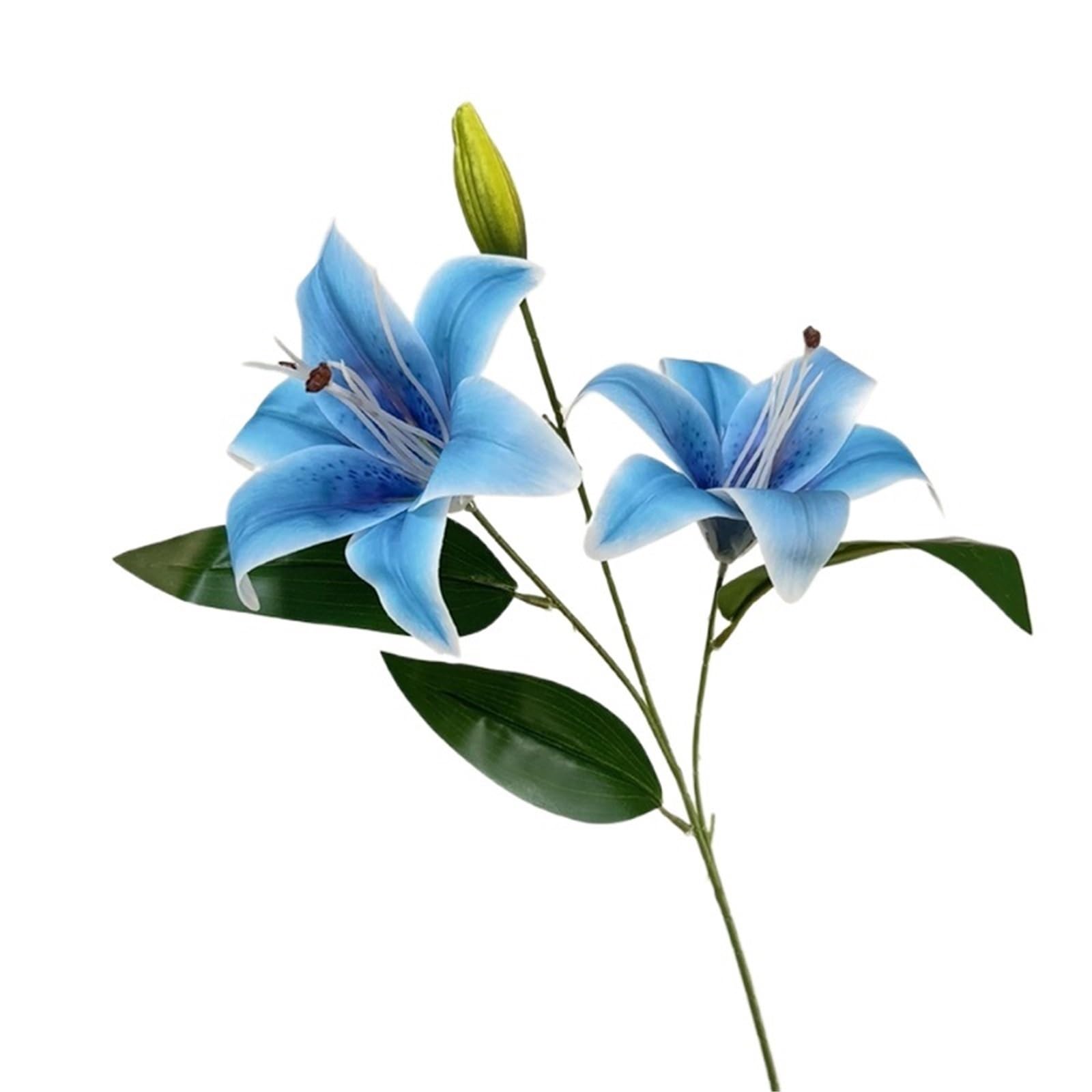 Dcrxz Artificial Flowers 10pcs 65cm Lily Branch Simulated Lily Wedding Photography Prop Simulated Flower Home Flower Arrangement Artificial Lily Flower(S9 65CM)