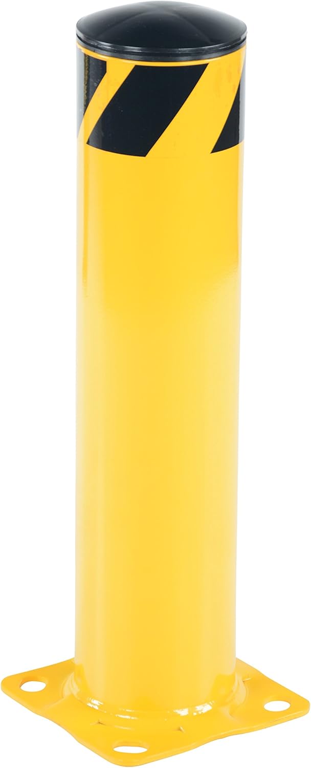 Safety Bollard BOL-24-5.5 Steel Pipe 24 in x 5-1/2 in Yellow