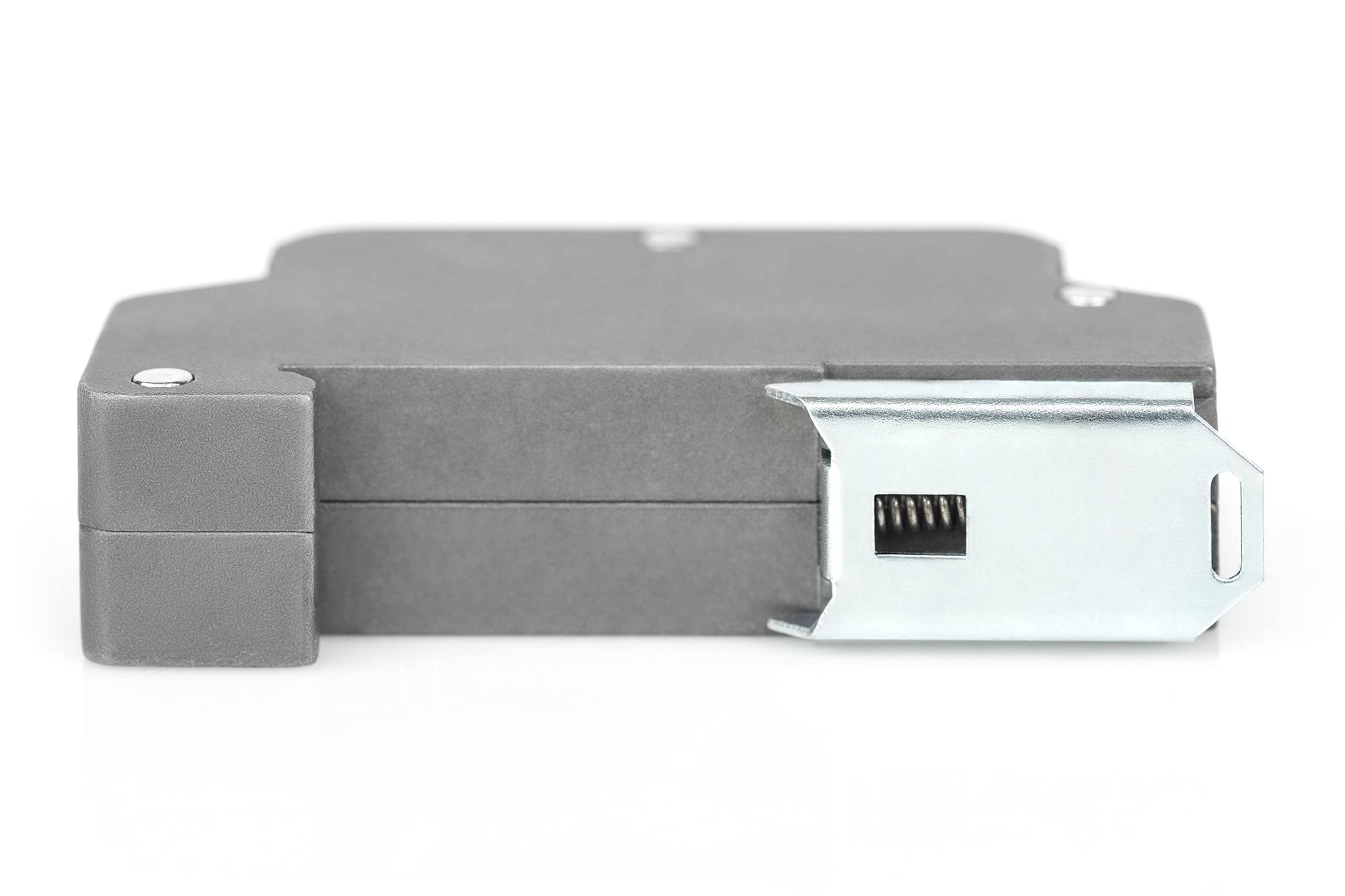 DIGITUS Protezione contro le sovratensioni PoE - fino a 10 kV - 2x porta RJ45 - PoE++ - montaggio su guida DIN - classe di protezione IP40 - 10/100/1000Mbps