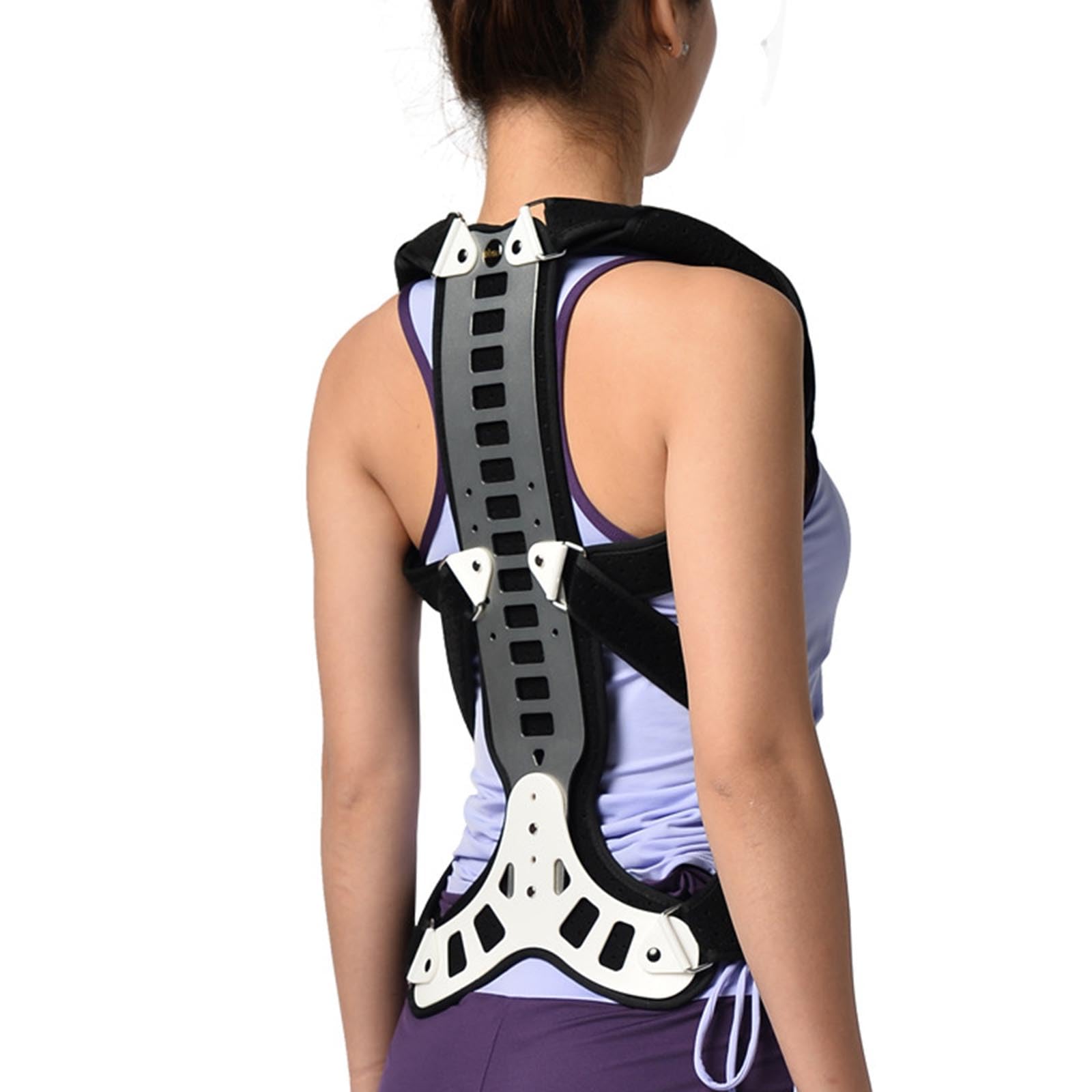 WDSOPK Scoliosis Corrector Brace Spinal Orthosis Fixation Brace Back Correction Bracket Adjustable Scoliosis Orthosis for Men and Women,S,L (A S)