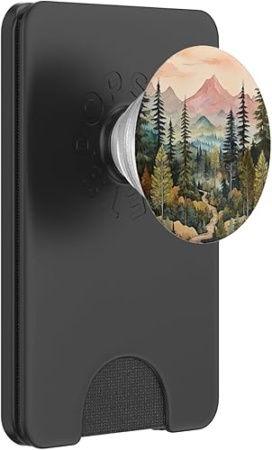 Miniatura 7 de Montañas Silvestre Bosque Senderismo Pino Naturaleza PopSockets Estándar PopGrip