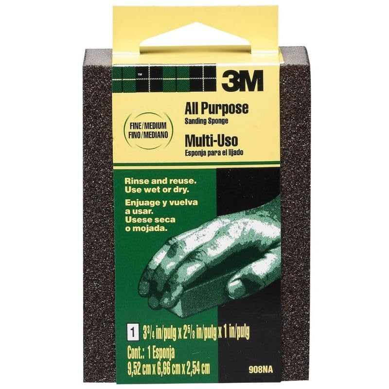 3 m éponge de ponçage fine, moyenne