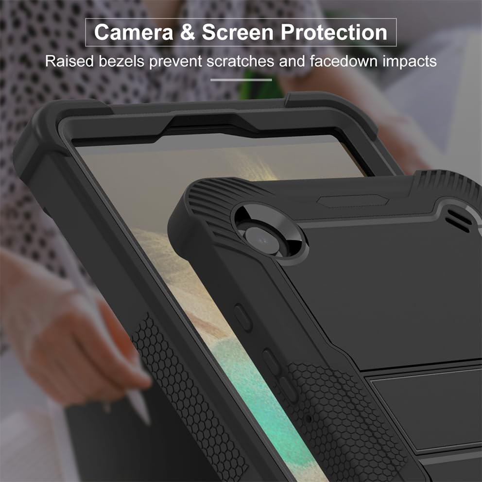Image of ProElite Cover for Samsung Galaxy Tab A11 8.7 inch /A9 8.7 inch Case, Rugged Shockproof Heavy Duty Back Case Cover for Samsung Galaxy Tab A11 /A9 8.7 inch, Black