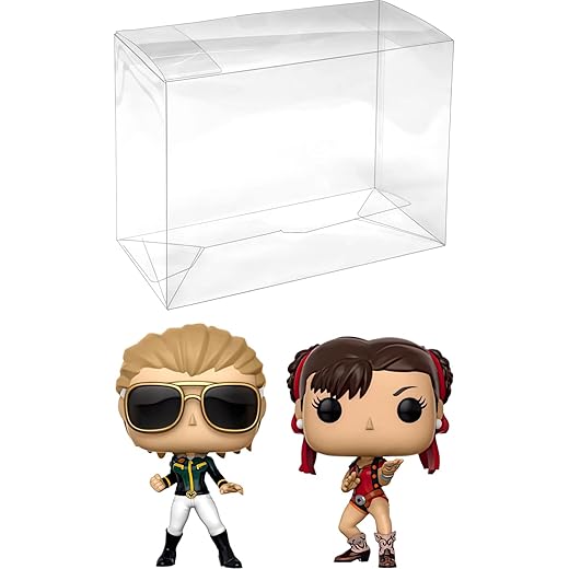 En Oferta C A P T A I N M A R V E L &Amp; C H U N -L I (Hot Topic Exc): P O P ! Vinyl Figurine Bundle With 1 Compatible Protector (23978 - B)