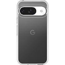 OtterBox Cover per Google Pixel 9, Pixel 9 Pro React Series, resistente a shock e cadute fino, cover ultrasottile, testata a norme MIL-STD 810G, Trasparente
