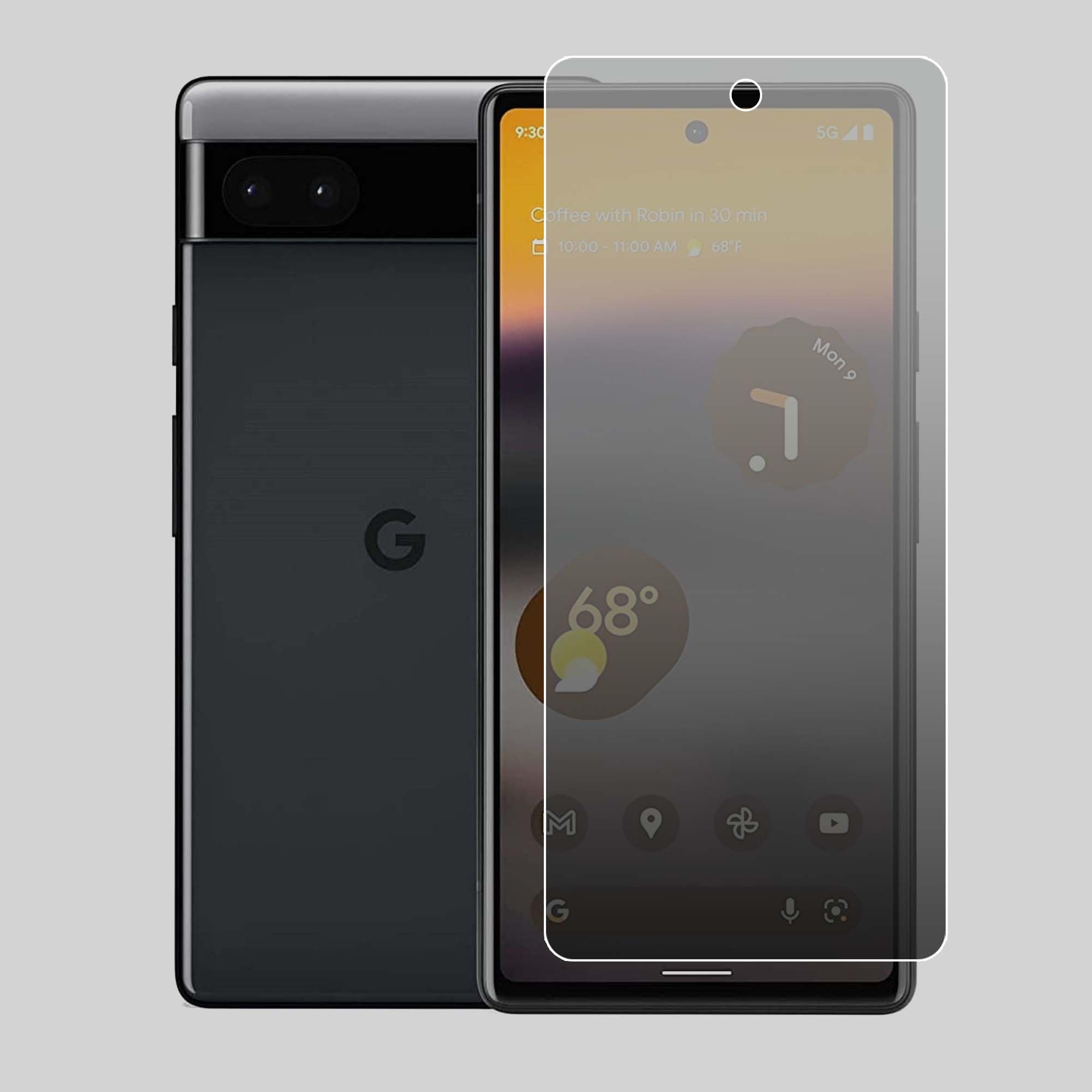 FCS Front Screen Protector for Google Pixel 6A | TPU Pet Finish Flexible Film Self Healing Screen Protector | Screen Guard (Matte) (B0CZT8JN1G) Amazon Price History, Amazon Price Tracker