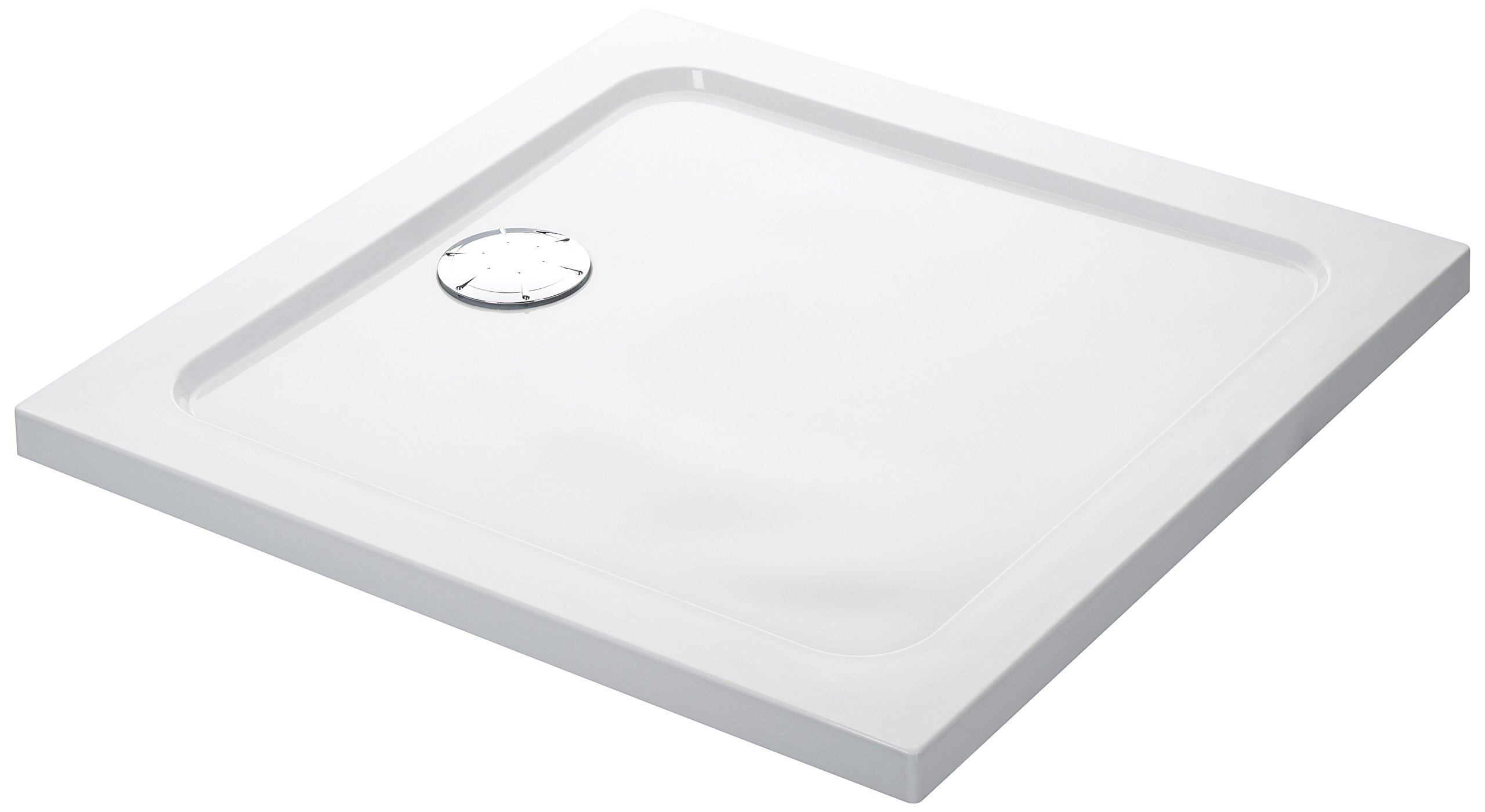 Mira White Showers 1.1697.014.Wh Square 760 X 760 Mm Flight Low Shower Tray