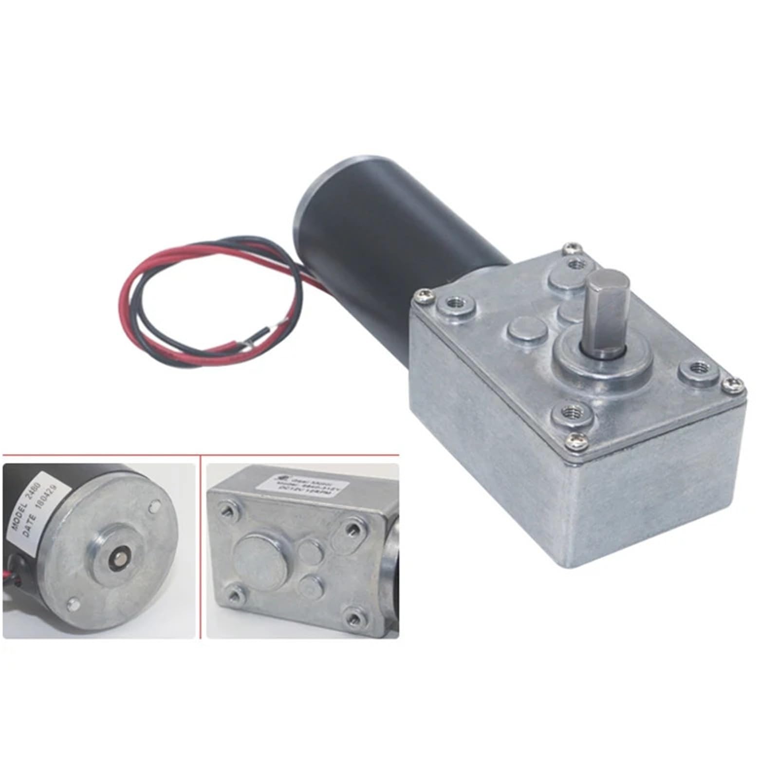 5840-31zy Motoriduttore a vite senza fine DC 12V 7/10/12/16-470RPM Geared Coppia elevata Riduzione di potenza elevata 1 pz(100 RPM)