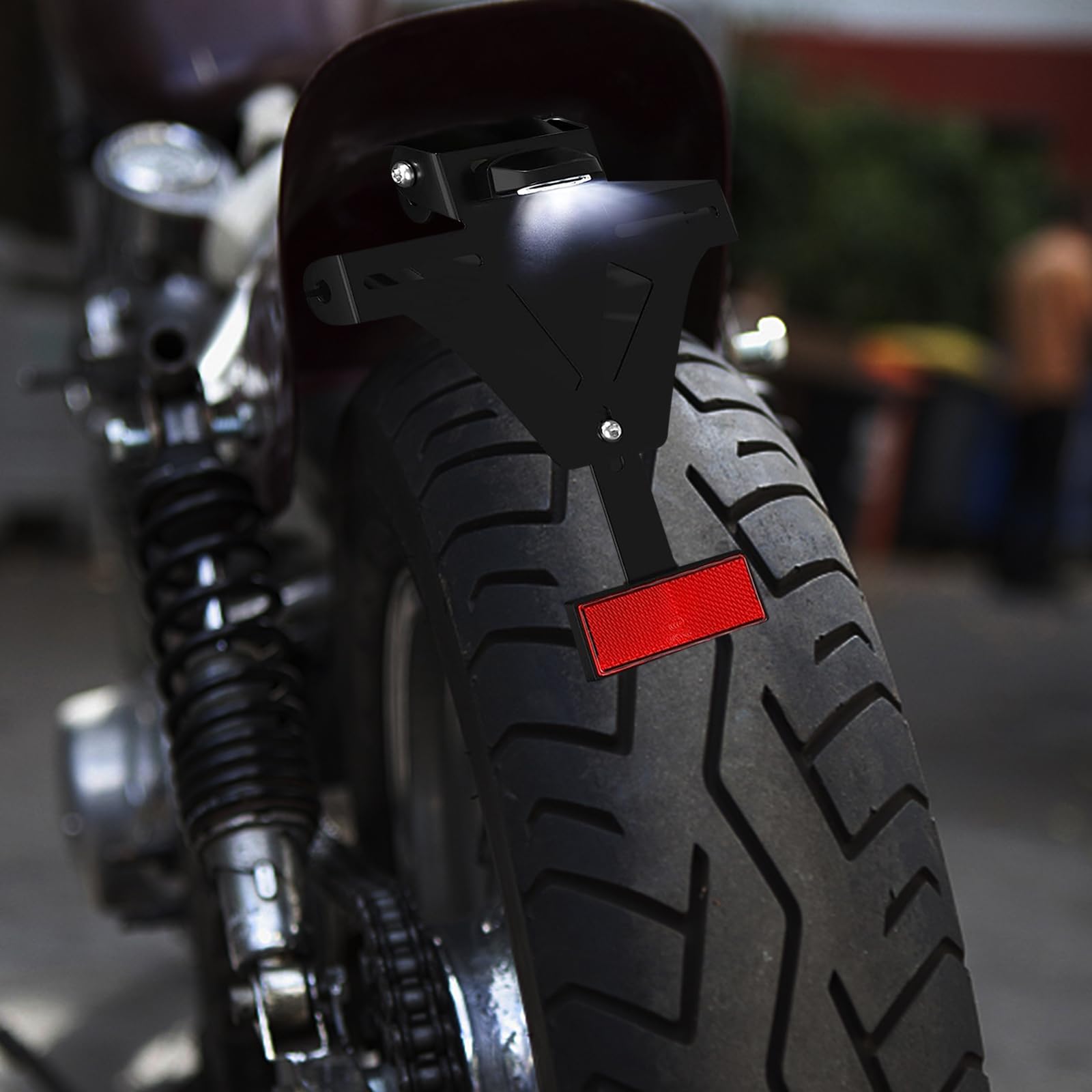 Kentekenplaathouder zonder tekstrand voor uw motor