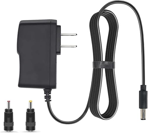 JAINTA Adaptador CACC de 6 V 1 A cargador de pared 0217in x 0083in y 0098in centro positivo compatible con cable de alimentación de equipo de 6