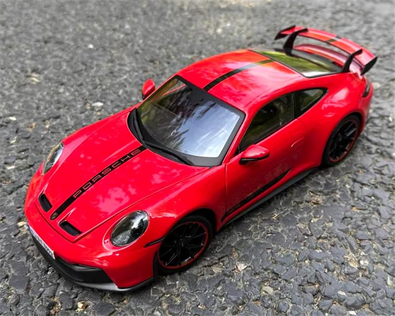 FloZfor MAISTO for Porsche for 911 for GT3 2022 Lacquered Red 1:18 Truck Pre-built Model