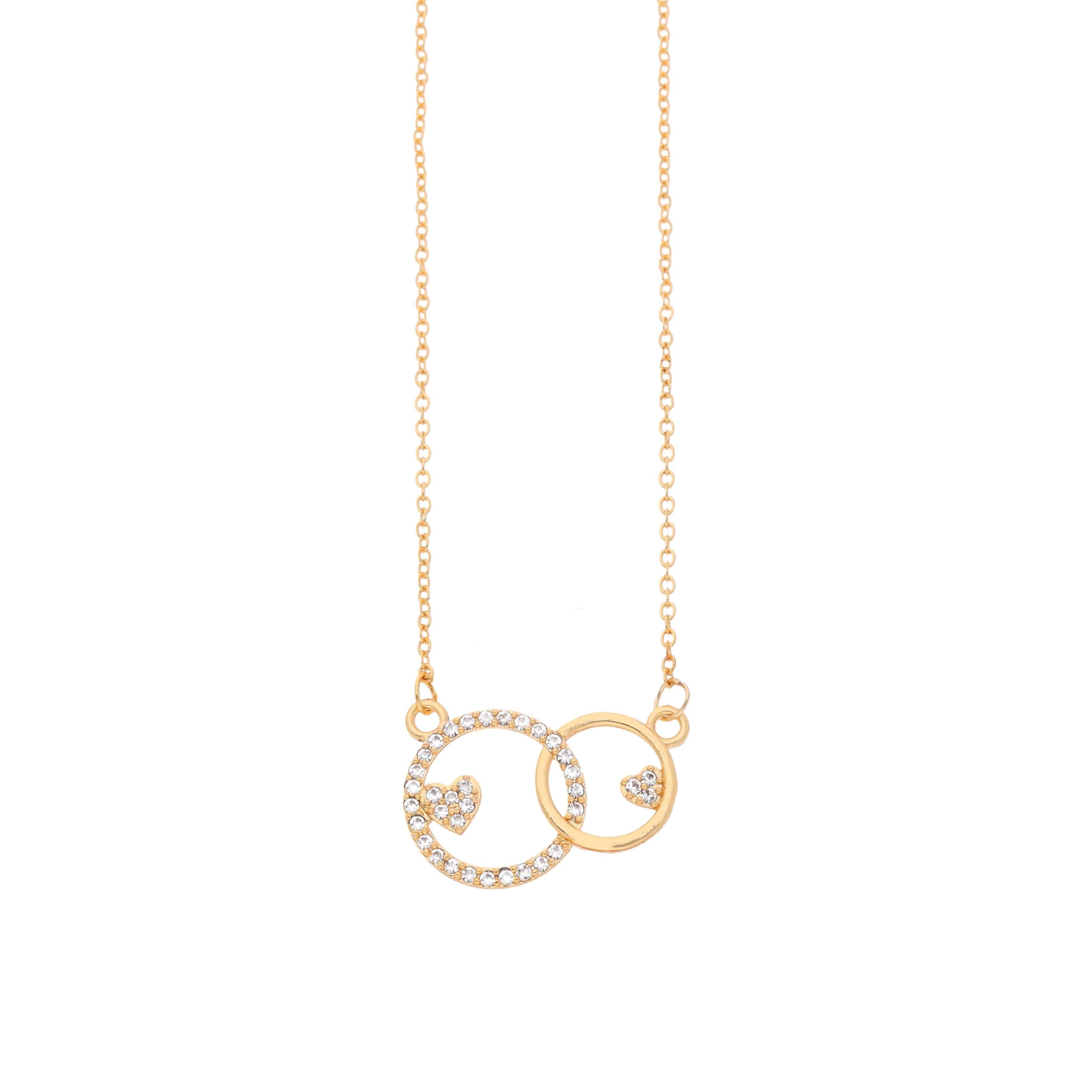 Brado Jewellery Fancy Unique Design AD Brass Gold Polished Jewellery Necklace Chian Pendant For Women & Girls (Gold 4) (B0D7WBLVQZ) Amazon Price History, Amazon Price Tracker