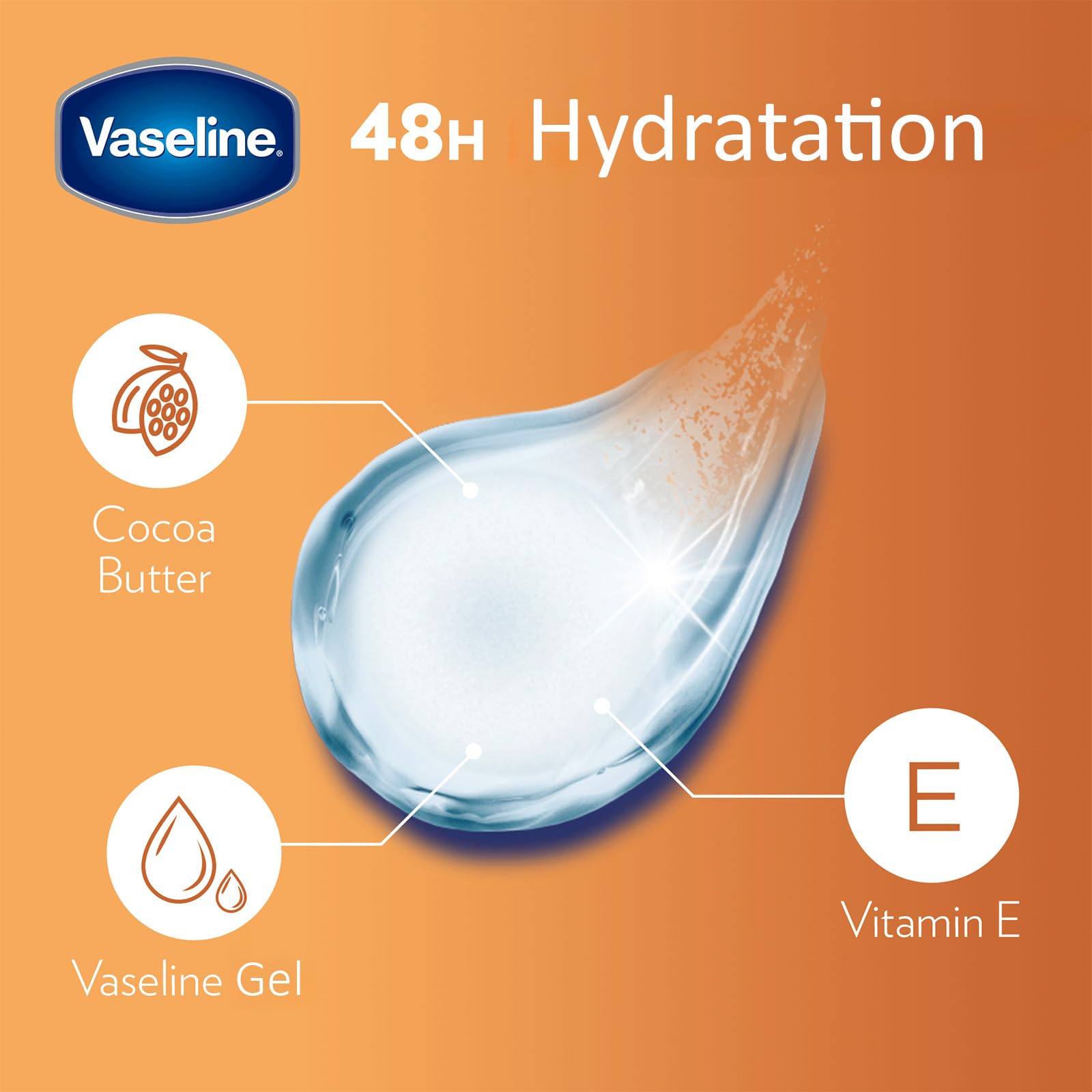 Vaseline Lip Therapy Cocoa Butter | Baume à lèvres teinté au beurre de cacao et karité (Cocoa 2 x 4_8g)
