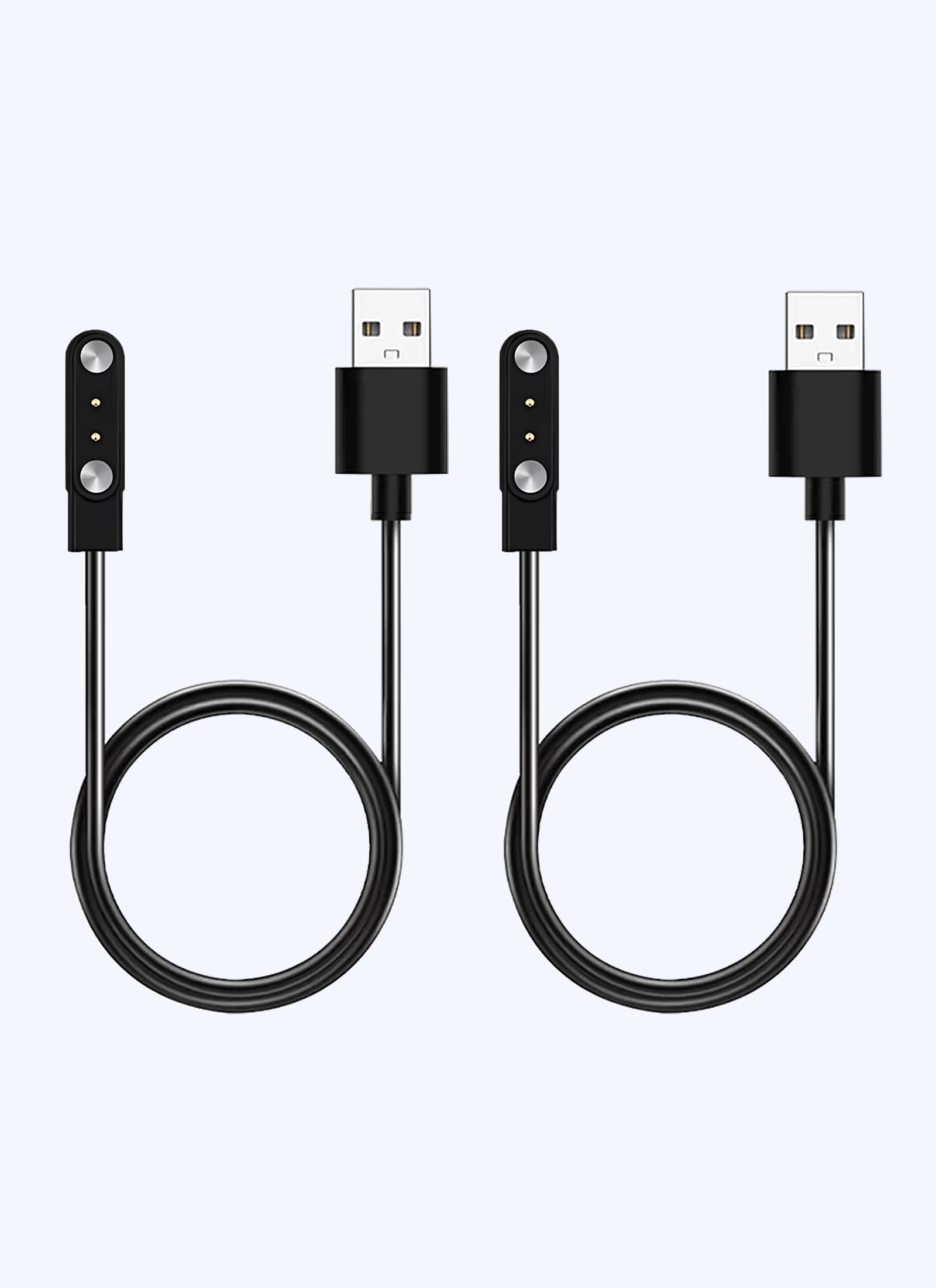 Ladekabel für Nyonio H97 Smartwatch für Kinder mit Fitness-Tracker, magnetisches USB-Ladekabel, Ersatz-Ladegerät, kompatibel, 2 Stück